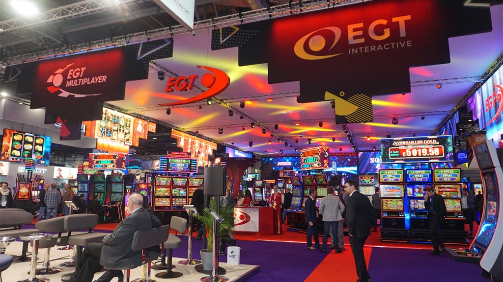 EGT presentó su amplia colección de productos en su stand de 1.200 metros cuadrados en ICE 2019