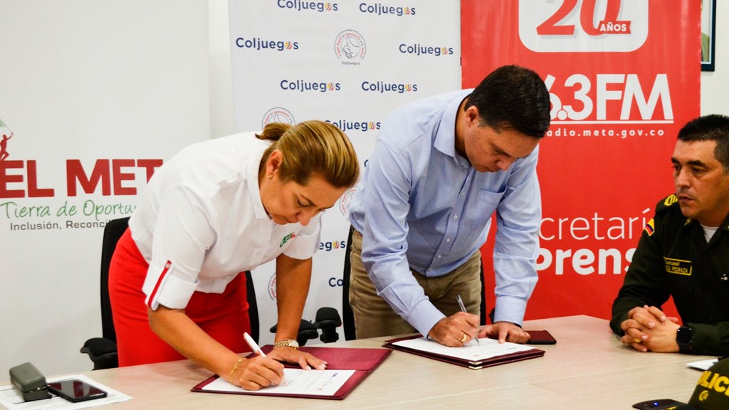 Gobernación del Meta suscribió con Coljuegos Pacto por la Legalidad en los juegos de suerte y azar