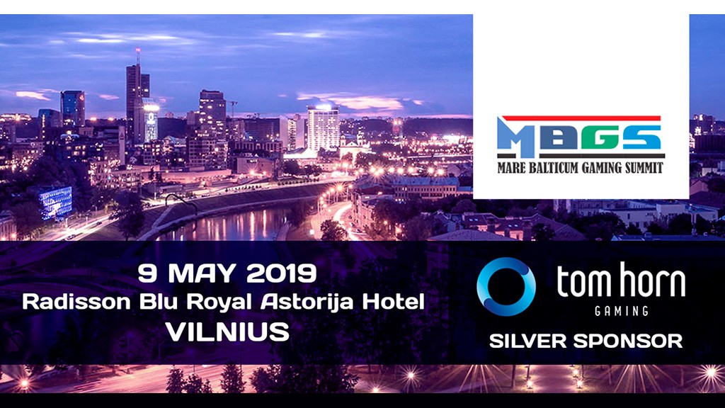 Tom Horn Gaming anunciado como Patrocinador Plata para la Cumbre de Juego Mare Balticum