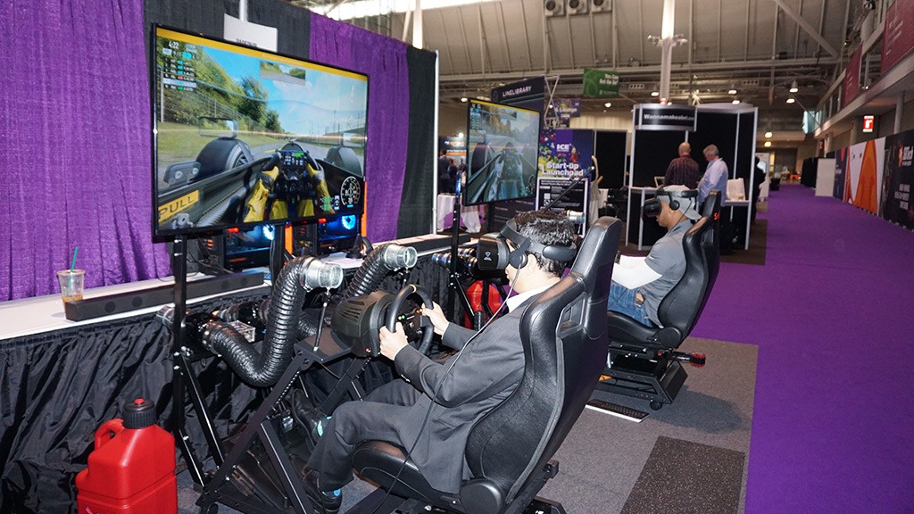 Saber VR brought its Virtual Reality products to ICE North America