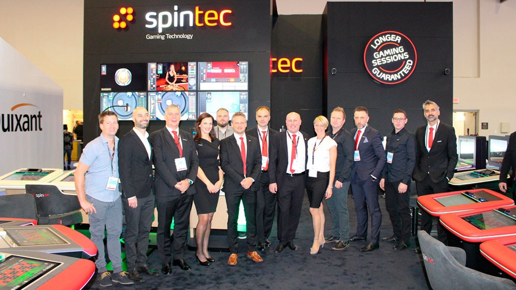 Spintec  tuvo una destacada presencia en G2E Las Vegas 2019