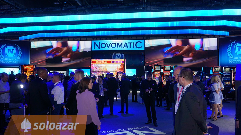 Novomatic exhibió una amplia variedad de nuevos títulos en ICE London