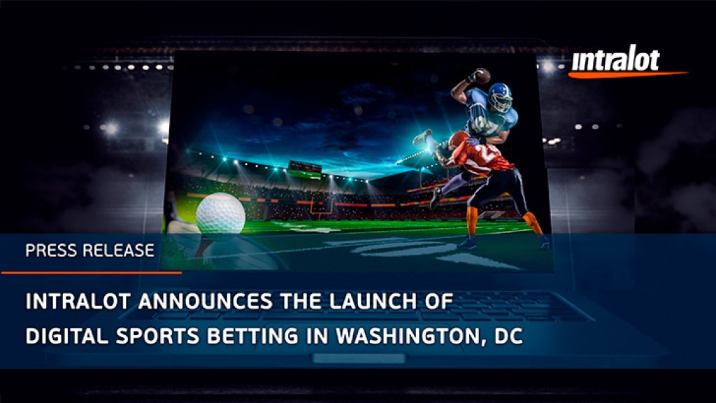 INTRALOT Announces the Launch of Digital Sports Betting in Washington, DC 