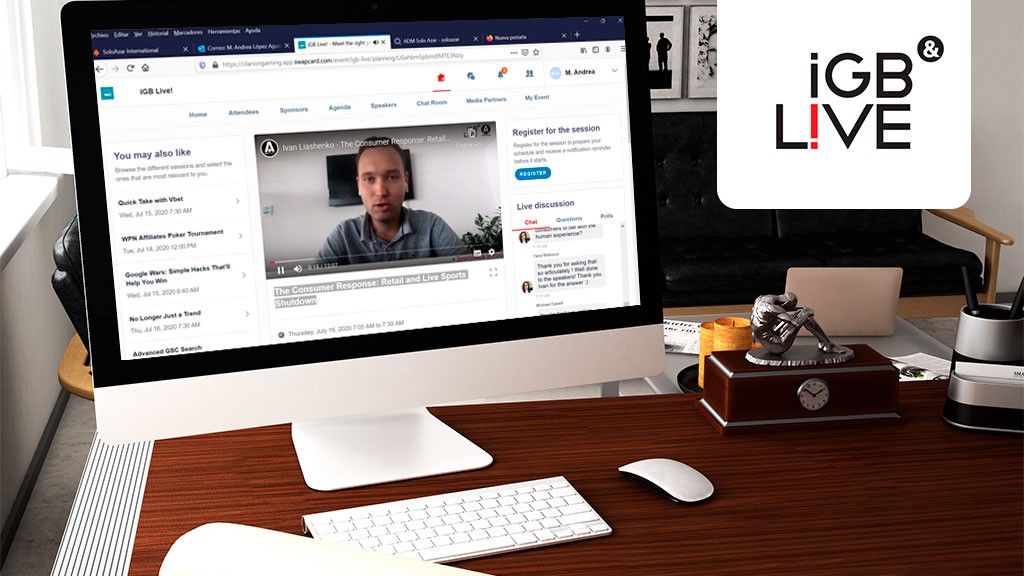 Se realizó una charla acerca de los comportamientos de los apostadores durante la cuarentena en el marco de iGB Live!