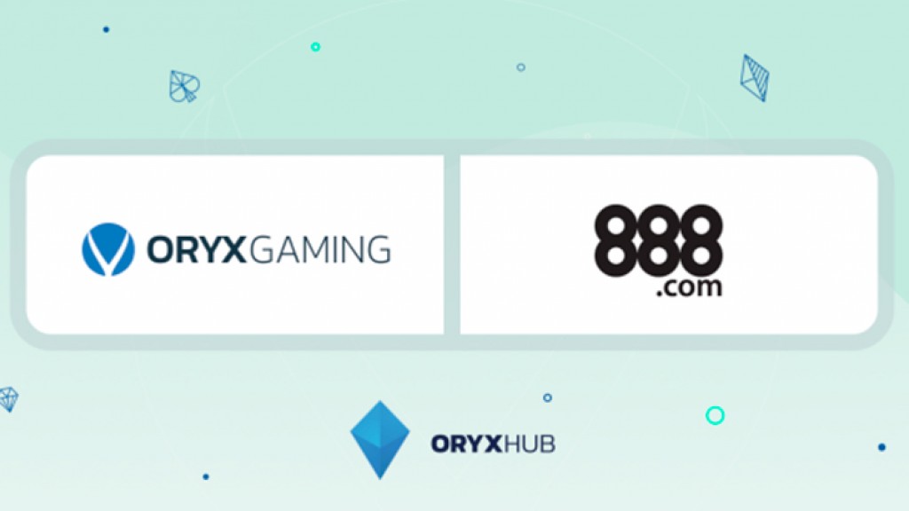 ORYX Gaming launches with 888casino