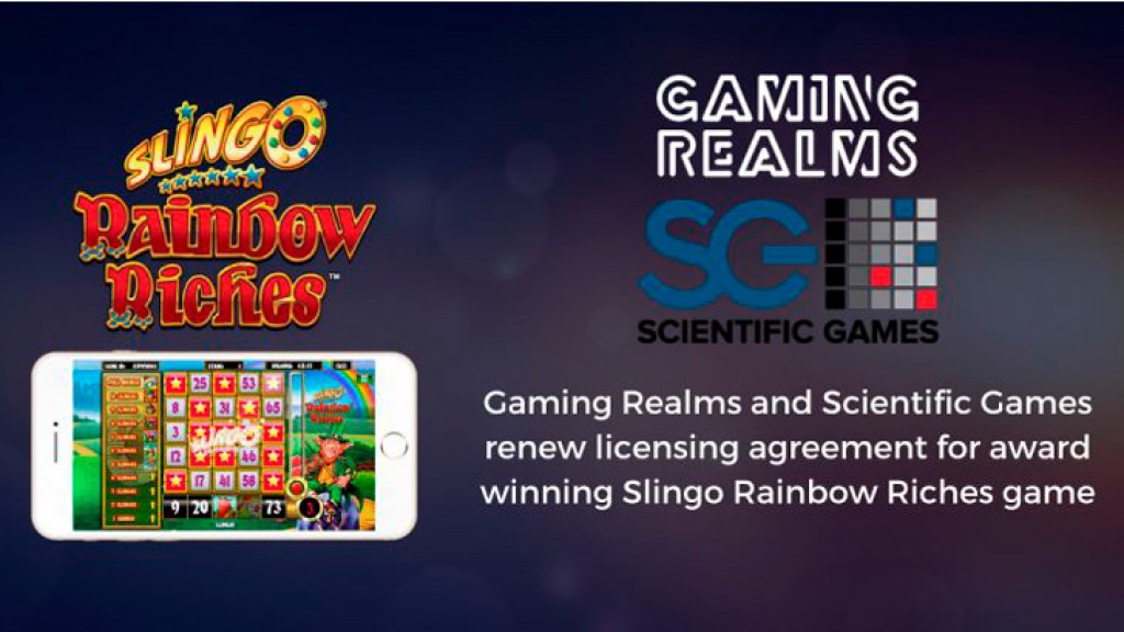 Gaming Realms extends agreement with Scientific Games for Rainbow Riches brand