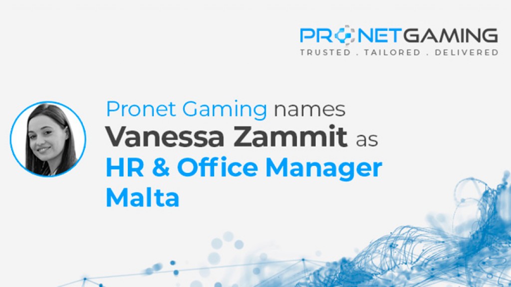 Pronet Gaming Appoints Vanessa Zammit as HR and Office Manager in Malta