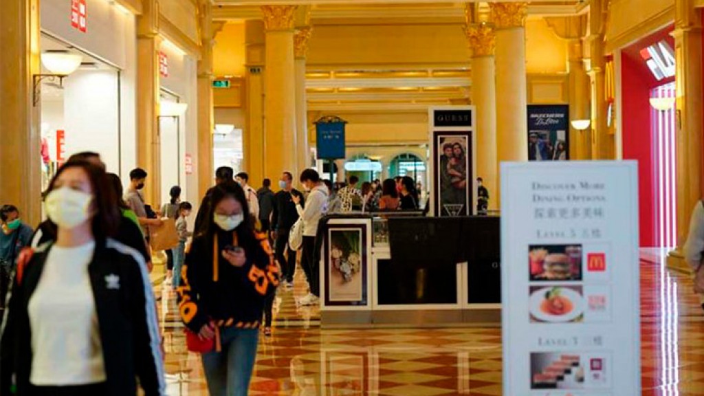 Average spend per visitor to Macau grows 77% in 4Q20