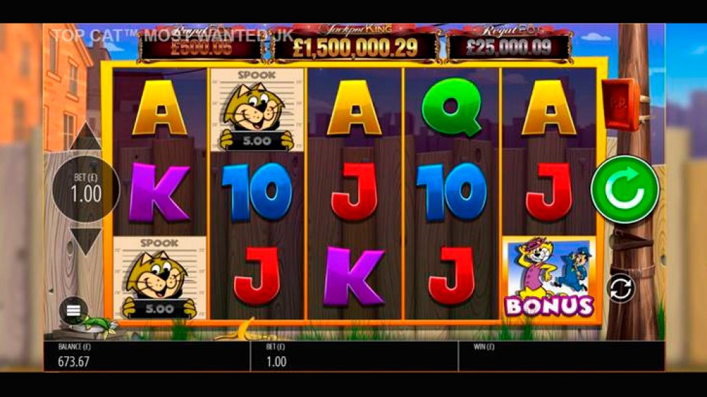 Blueprint bolsters Jackpot King series with Top Cat™  Most Wanted