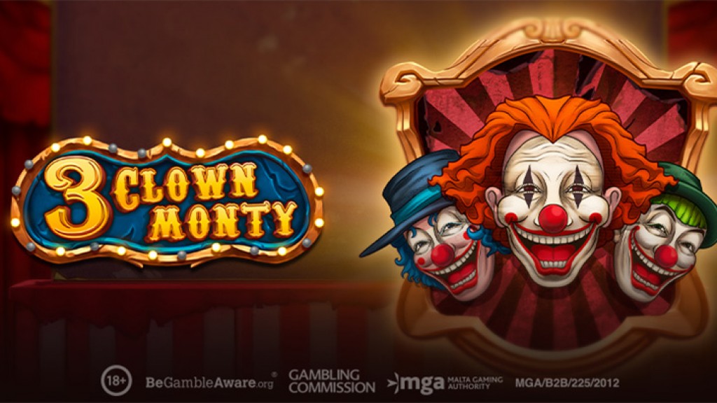 Play´n GO put on a Show with new title 3 Clown Monty