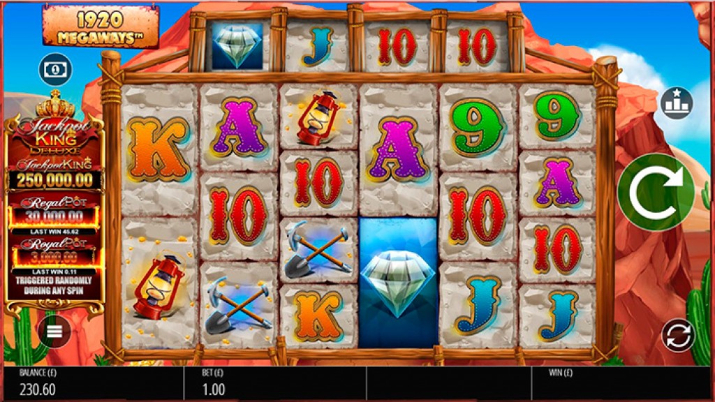 Diamond Mine Megaways™ makes explosive entry to Blueprint Gaming´s Jackpot King