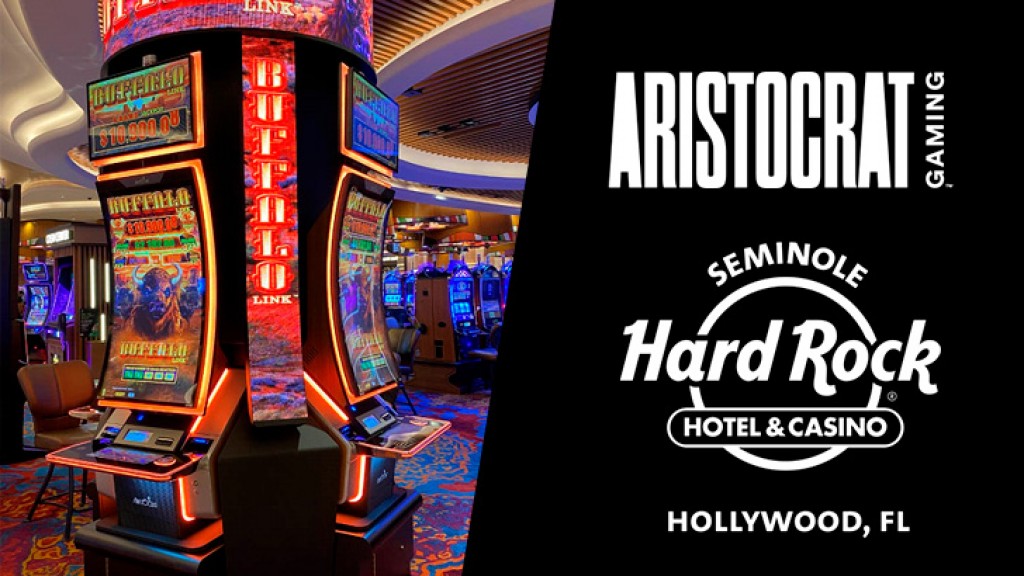 Buffalo Link from Aristocrat Gaming™ Arrives at Seminole Hard Rock Hollywood