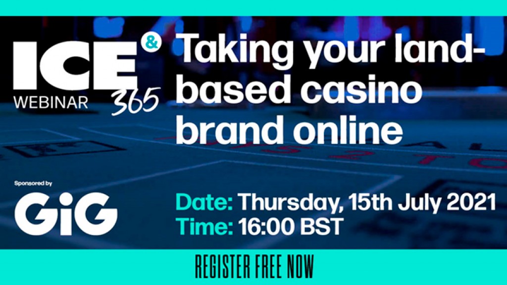 New ICE 365  webinar:´Taking your land-based casino brand online´