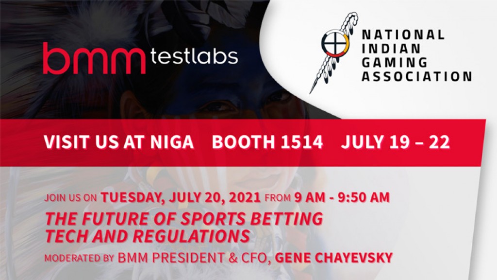 BMM Testlabs is exhibiting at NIGA 2021 in Las Vegas