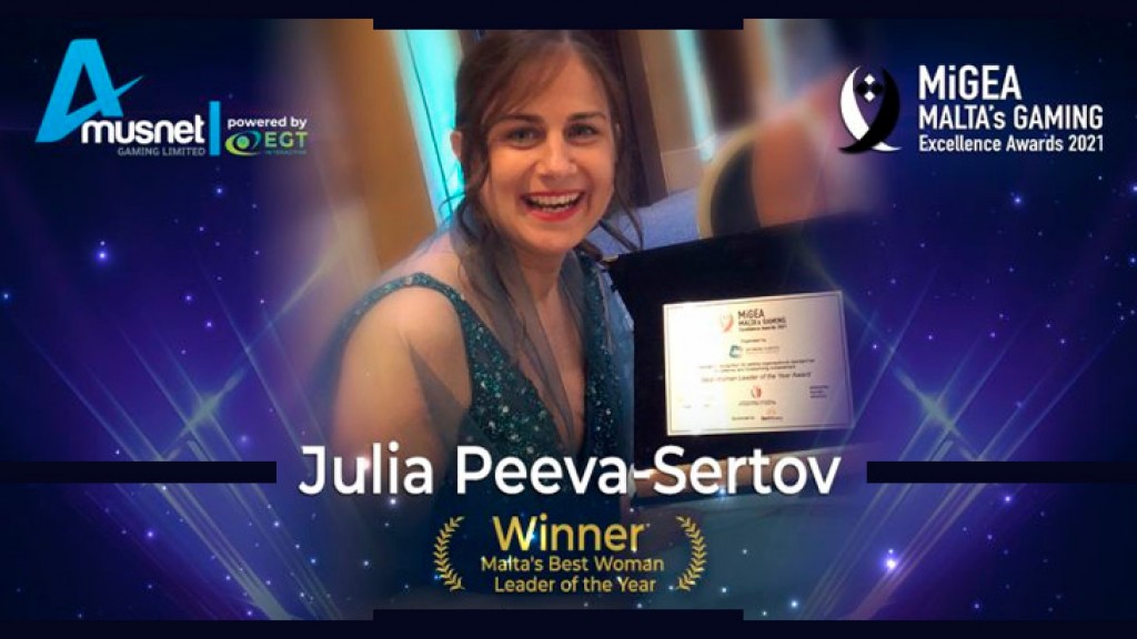 Julia Peeva-Sertov is Malta´s Best Woman Leader of the Year