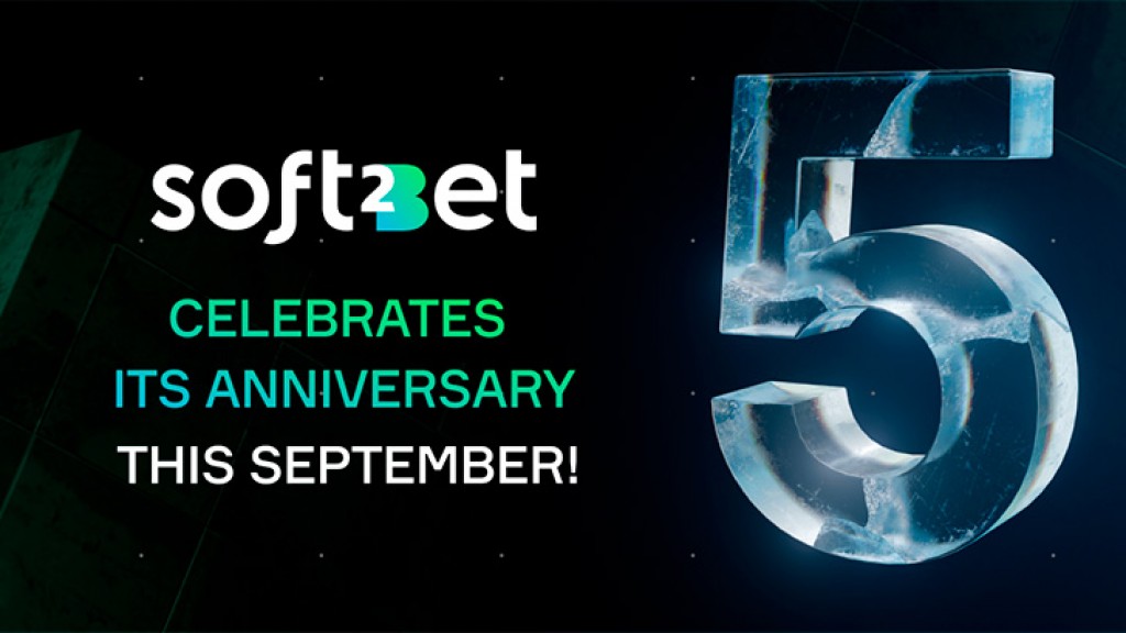 Soft2Bet is celebrating its 5th anniversary