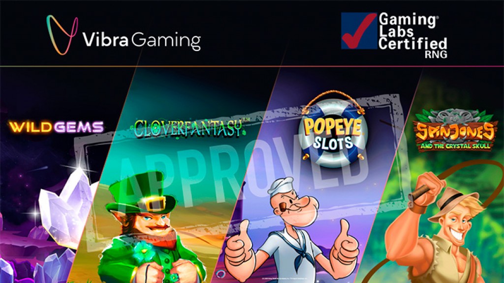 Vibra Gaming gets new game certifications from GLI®