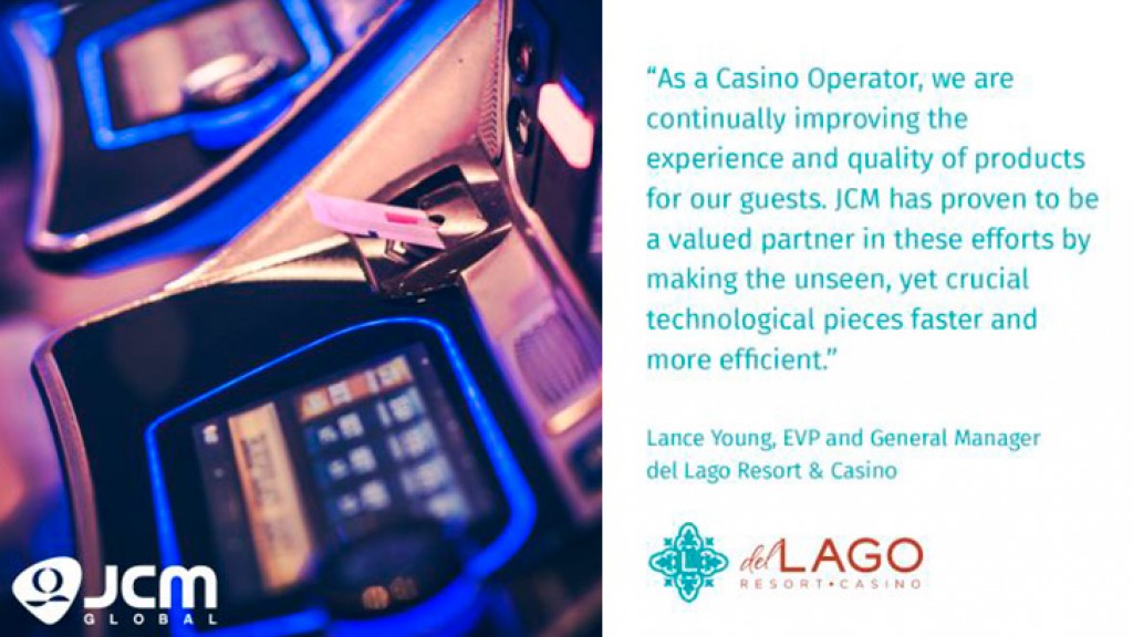 JCM Global Installs more than 1,700 GEN5 Thermal Printers at del Lago Resort & Casino