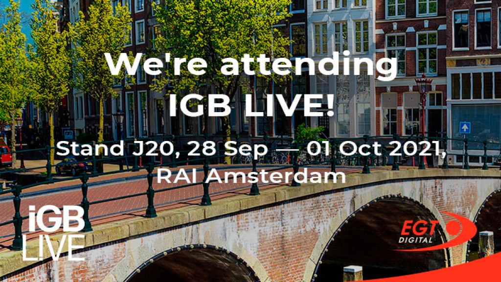 EGT Digital to exbibit at iGB Live!