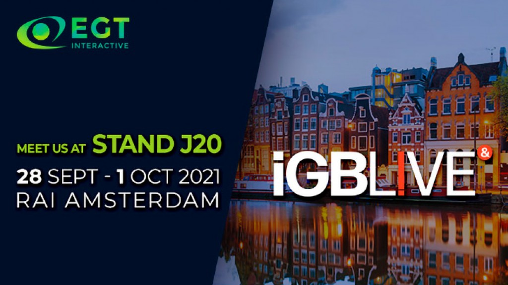 EGT Interactive will exhibit at iGB Live as GOLD Sponsor!
