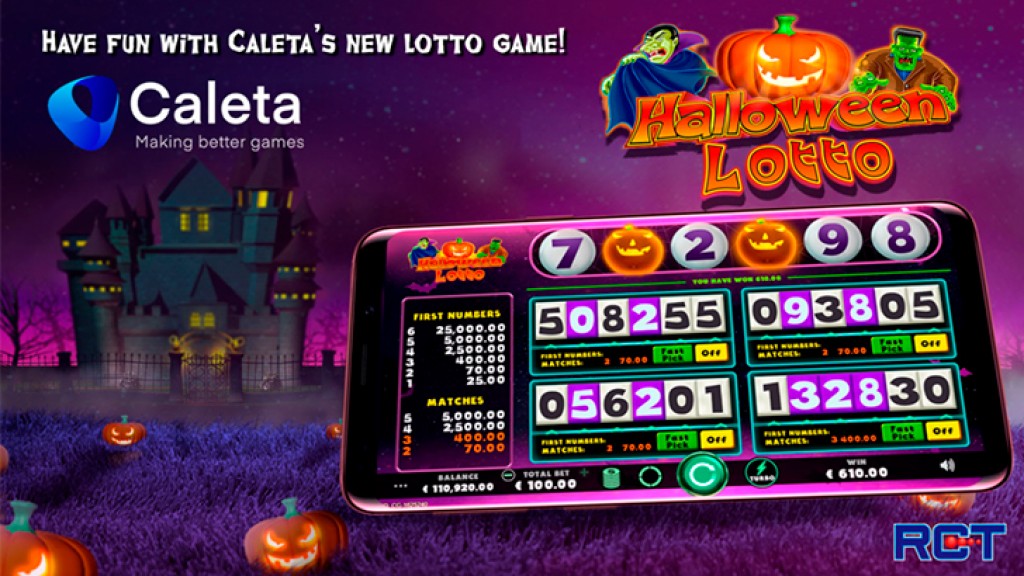 Lotto game is launched by Caleta and RCT to complete the Halloween family