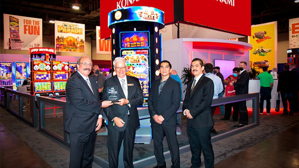 Konami Awarded First Place for Best Slot Product in 20th Annual Gaming & Technology Awards