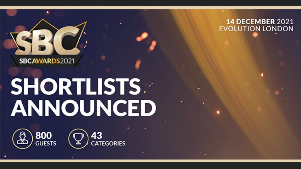 Major international brands head SBC Awards 2021 shortlists
