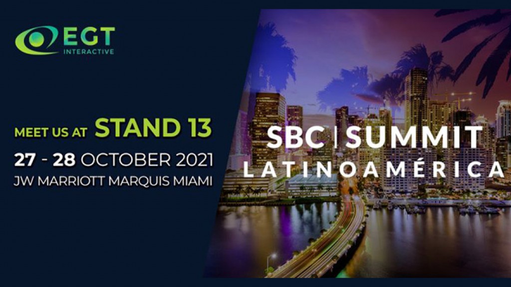 EGT Interactive to join SBC Summit Latinoamérica in Miami
