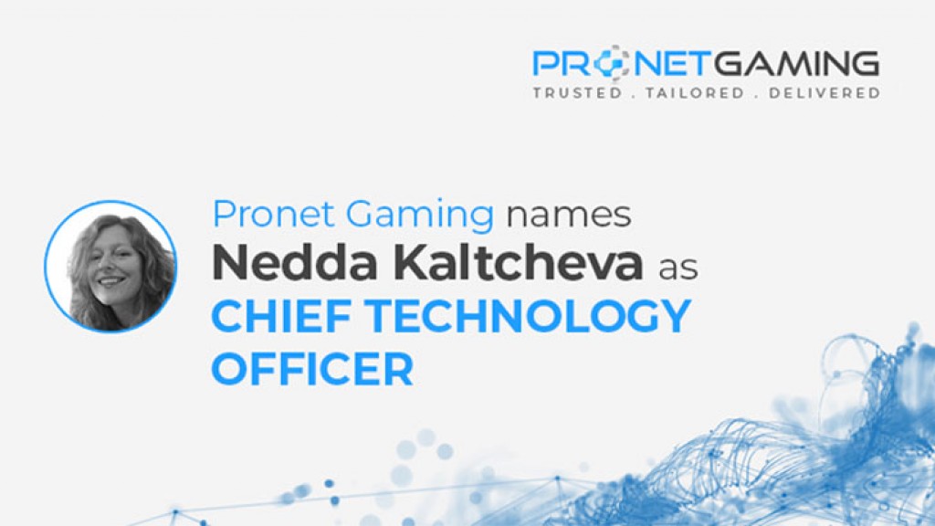 Pronet Gaming appoints Nedda Kaltcheva as new CTO