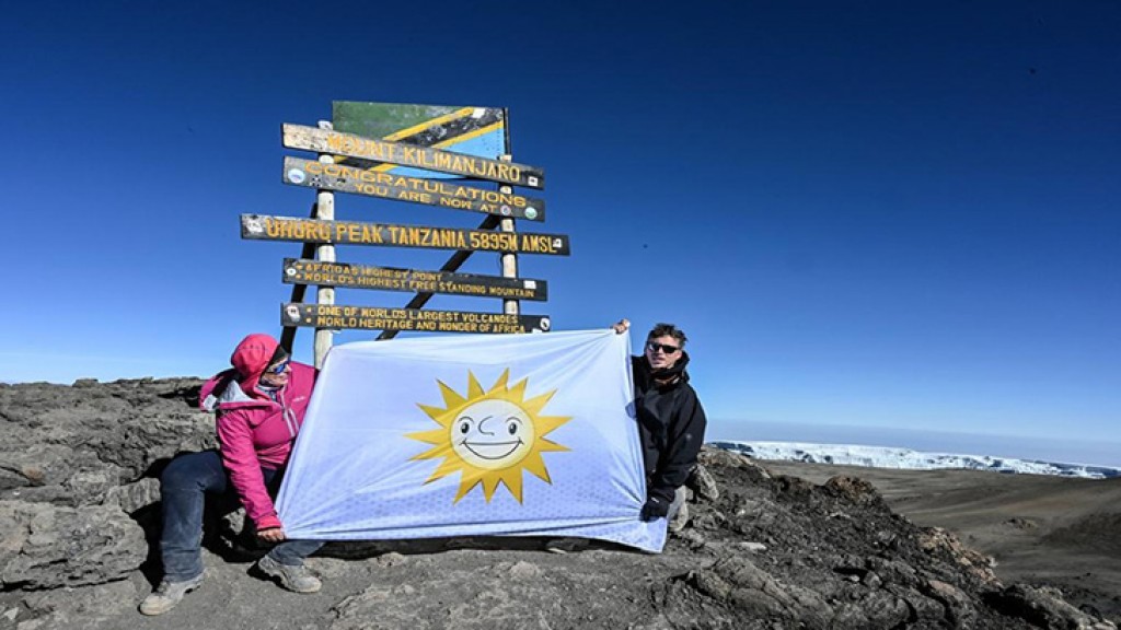 MERKUR support charity climb of Kilimanjaro