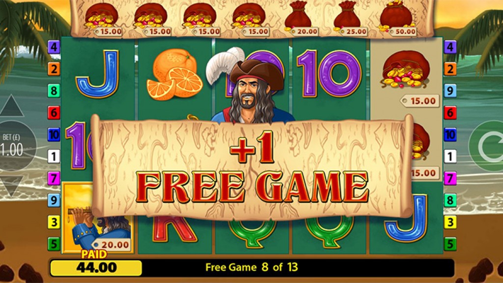 Discover a treasure trove in Blueprint Gaming´s Buckaneers´ Frenzy