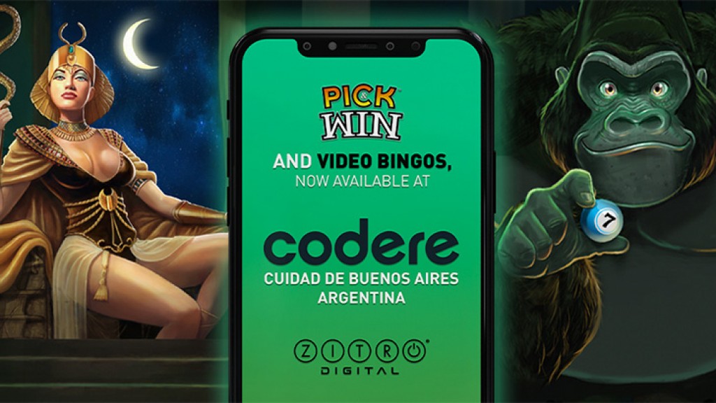 Codere adds the certificated online gaming library of Zitro at the jurisdiction Ciudad de Buenos Aires, Argentina