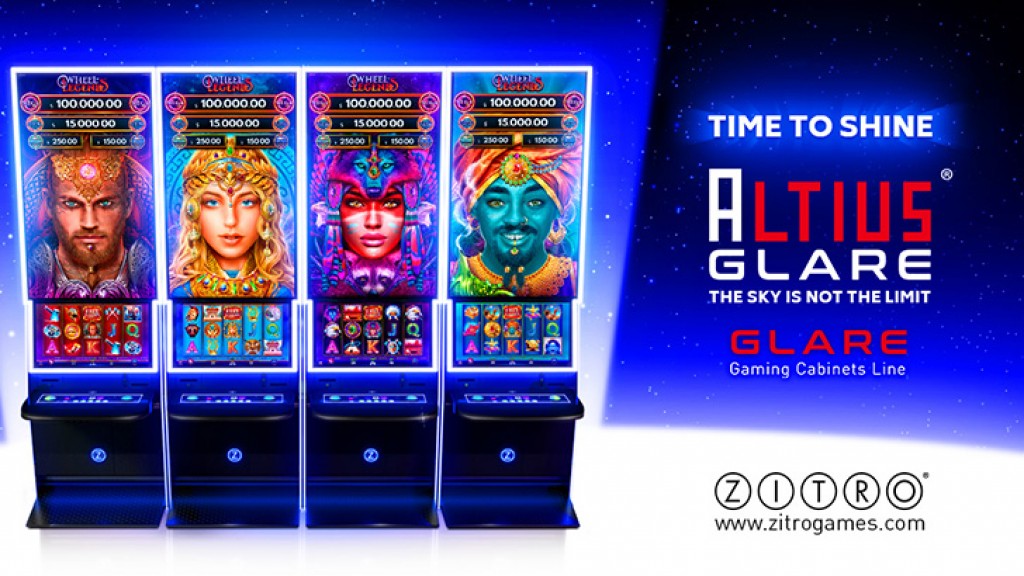 Zitro Announces the Global Launch of Altius Glare- a Slot Machine Cabinet Destined to Lead