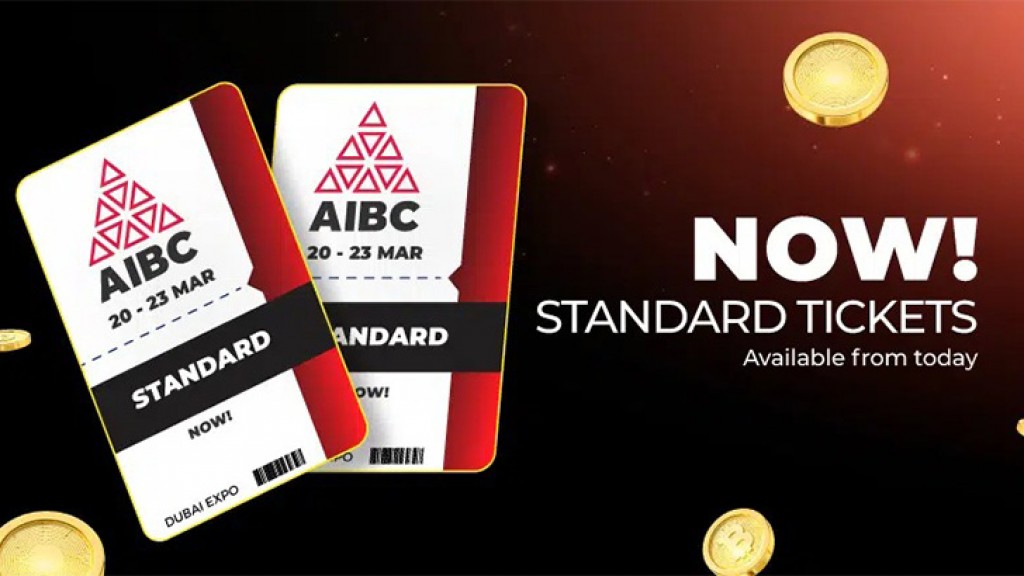 Standard tickets are now open to AIBC Dubai delegates