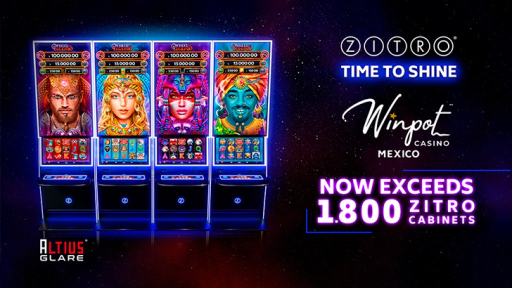 Winpot Group bets on ZITRO’S new GLARE family and reaches 1,800 ZITRO cabinets in its gaming halls