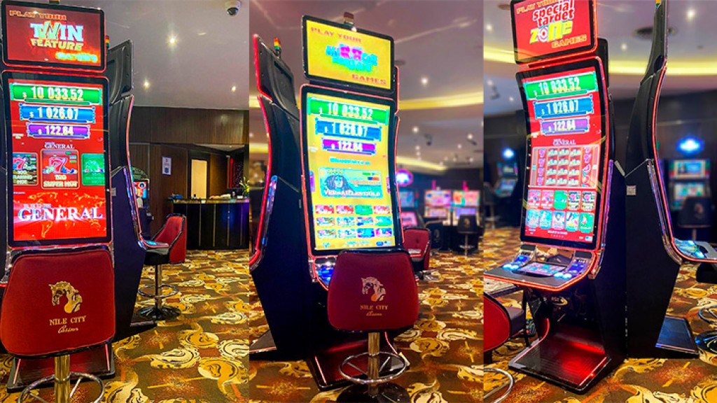 EGT General 50 J2 St cabinets make their debut at Nile City Casino in Cairo 