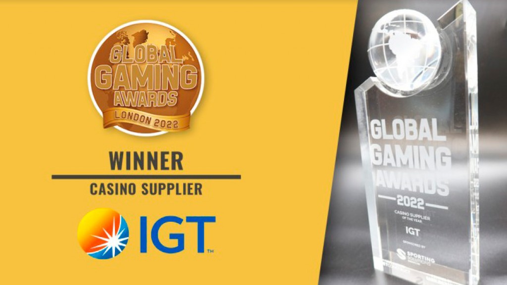 IGT Wins Second Consecutive ´Casino Supplier of the Year´ Honor at 2022 Global Gaming Awards London