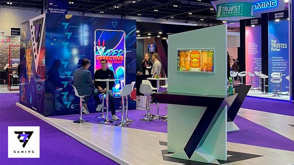 7777 gaming debuted at ICE London with a portfolio of over 100 games