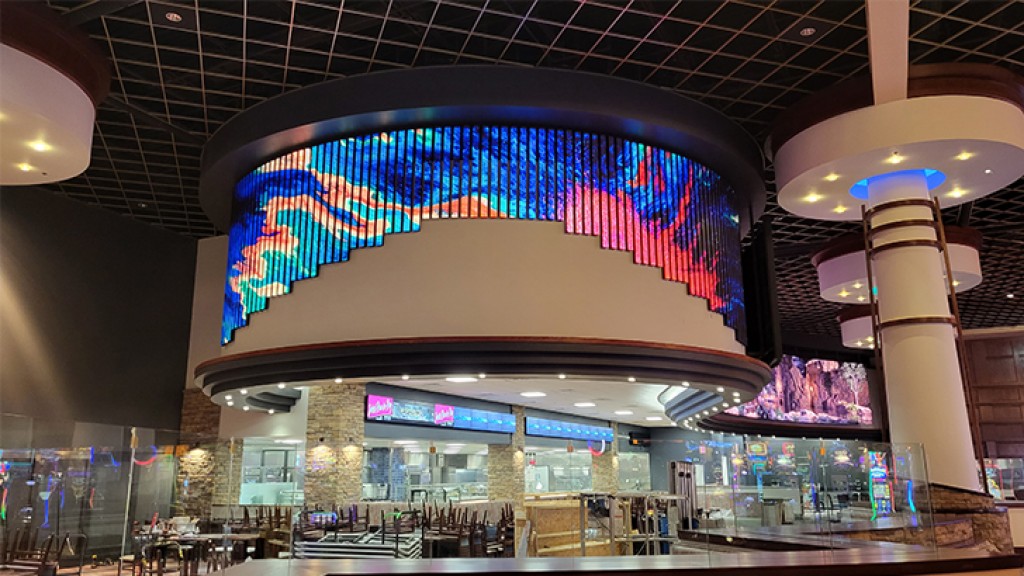 JCM Global Installs Digital Signage Architectural Art Feature at Grand Casino Hotel & Resort