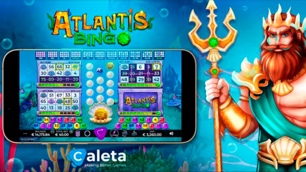 Caleta Gaming released a new video bingo: Atlantis Bingo 