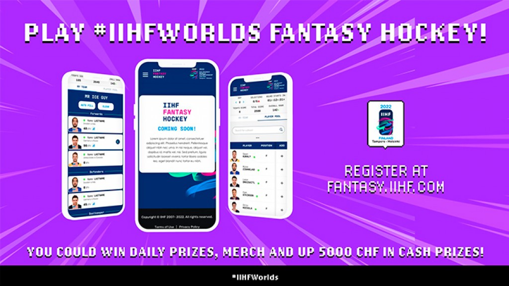 Genius Sports and IIHF launch official Fantasy game for 2022 IIHF Ice Hockey World Championship