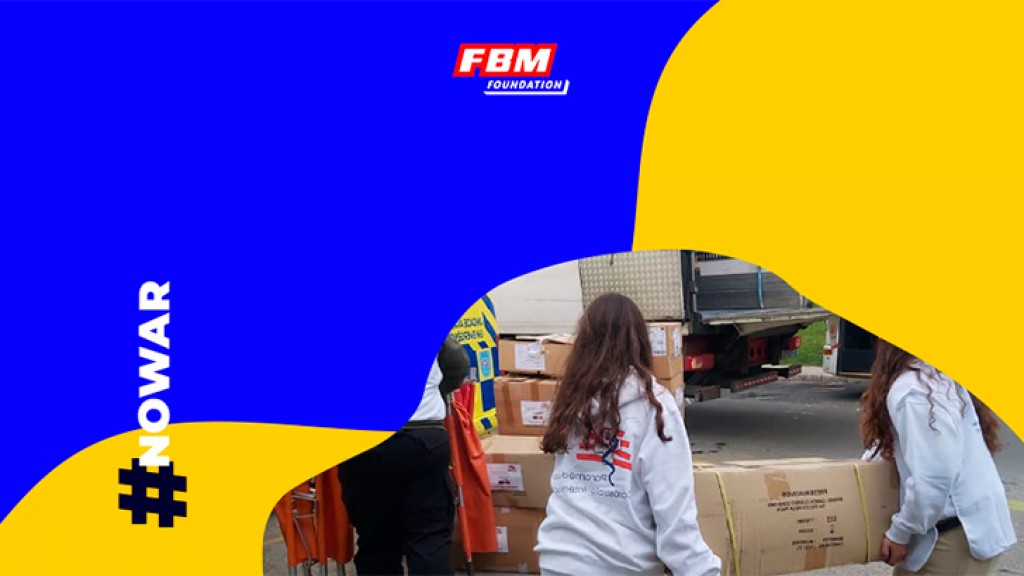 FBM Foundation supports the construction of a campaign hospital in Ukraine