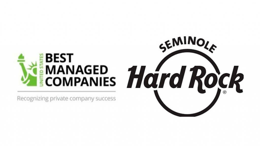 Seminole Hard Rock Recognized as a U.S. Best Managed Company for Second Consecutive Year