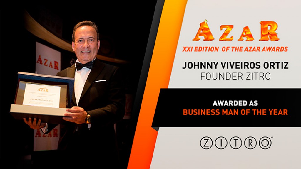Johnny Ortiz Receives Azar Magazine´s ´Business Man of the Year´Award