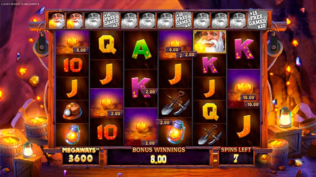 Spin your way to golden riches in Blueprint Gaming’s Lucky Nuggets Megaways™