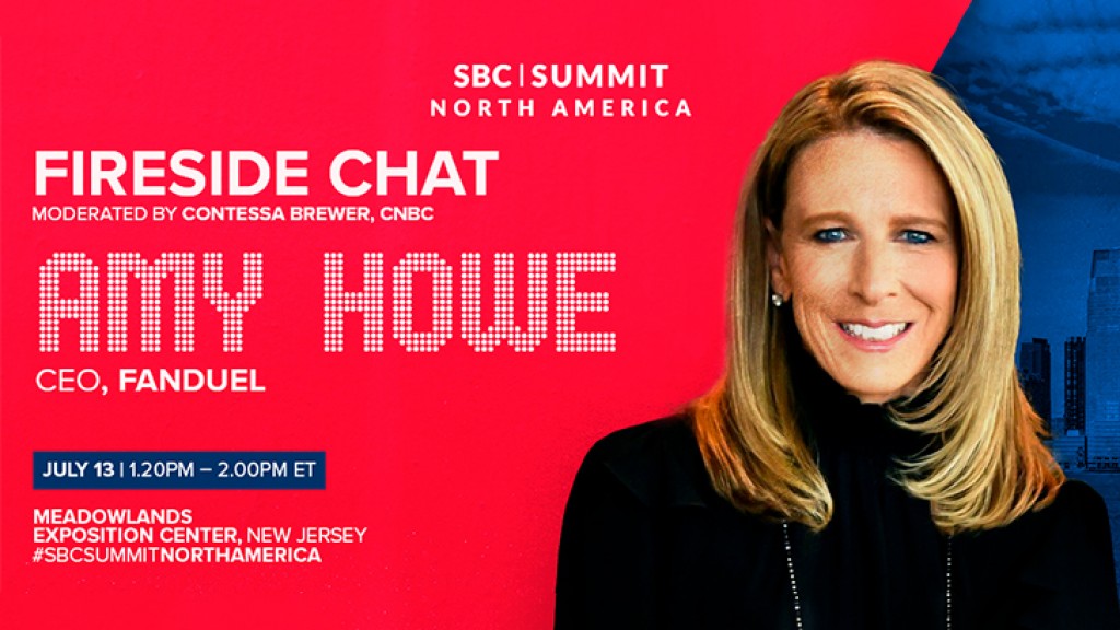FanDuel´s Amy Howe to participate in keynote fireside chat at SBC Summit North America