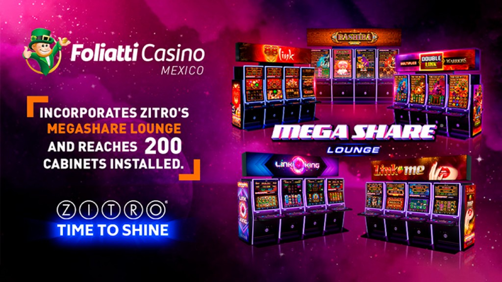 ZITRO surprises Foliatti Casinos with MEGASHARE Lounge