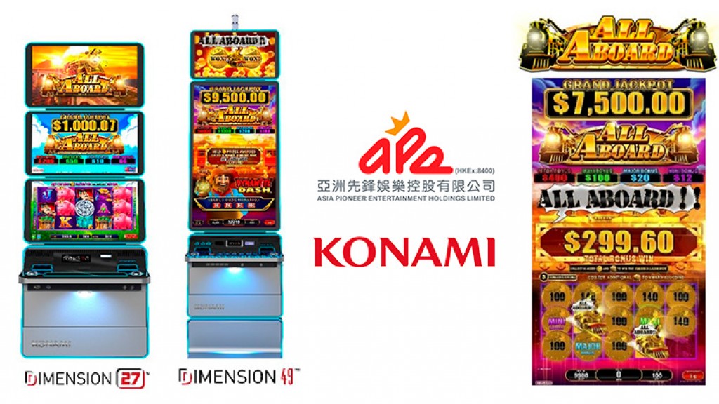 APE installs Konami´s hot game in casino gaming floor of City of Dreams and Mocha Clubs