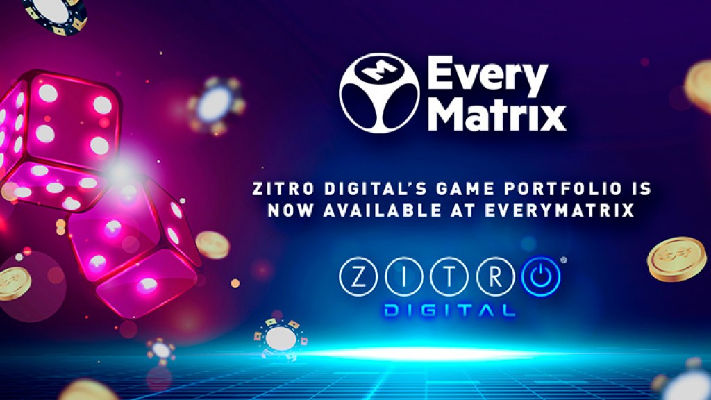 Zitro Digital Launches Its Online Game Portfolio On Everymatrix