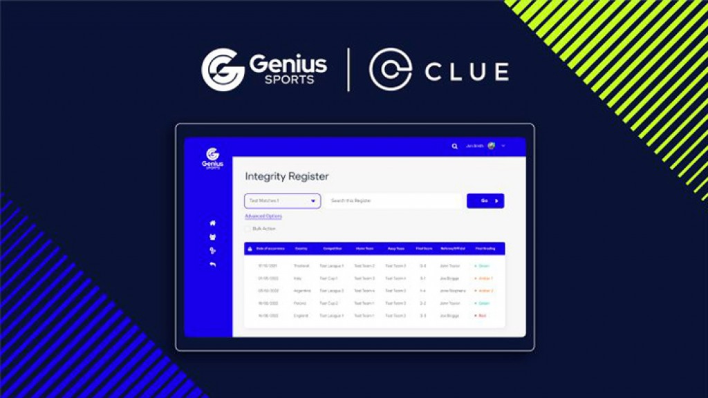  Genius Sports partners with Clue to launch the most advanced integrity intelligence system in sport